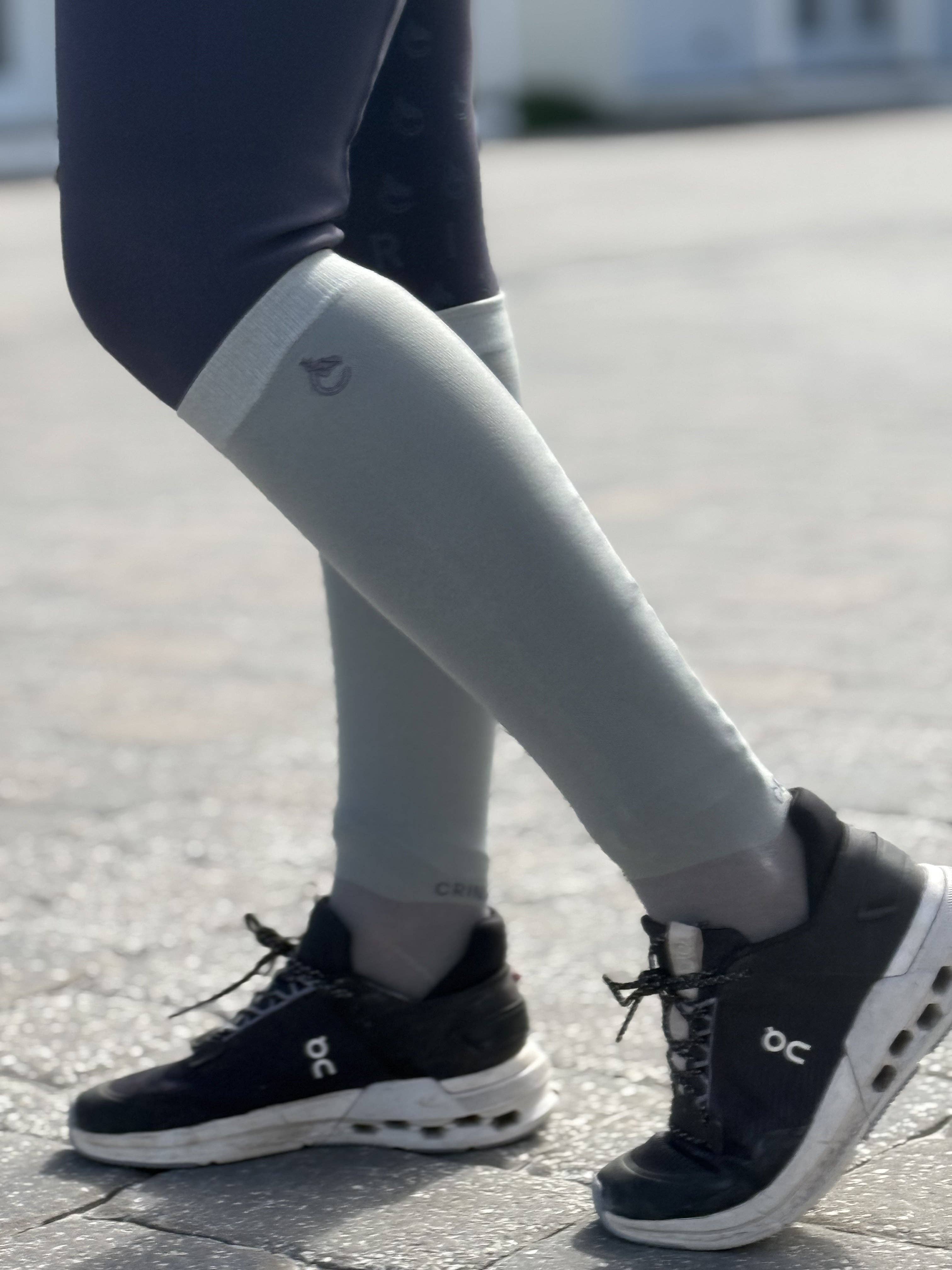 Criniere Equestrian Socks: Black crystals / Unisex / One Size