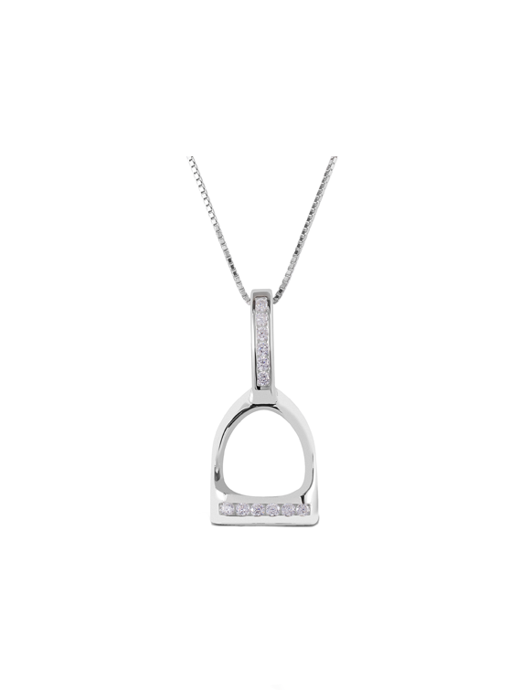 Kelly Herd Large English Stirrup Necklace
