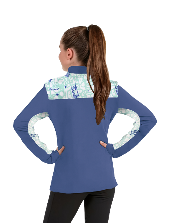 Graffiti Blues Riding Shirt