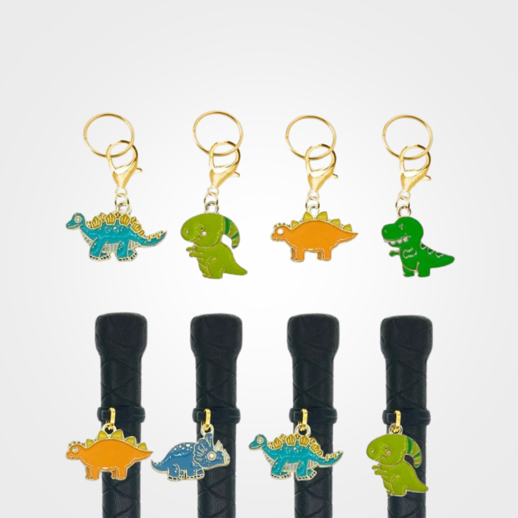 Dinosaur Crop & Bridle Equestrian Charms