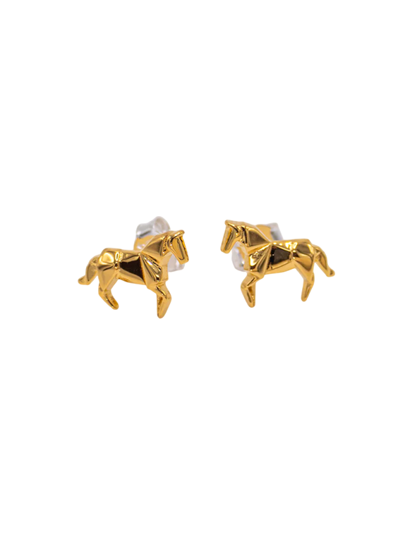Palmera Polo Isadora Earrings - Origami Horse Earrings