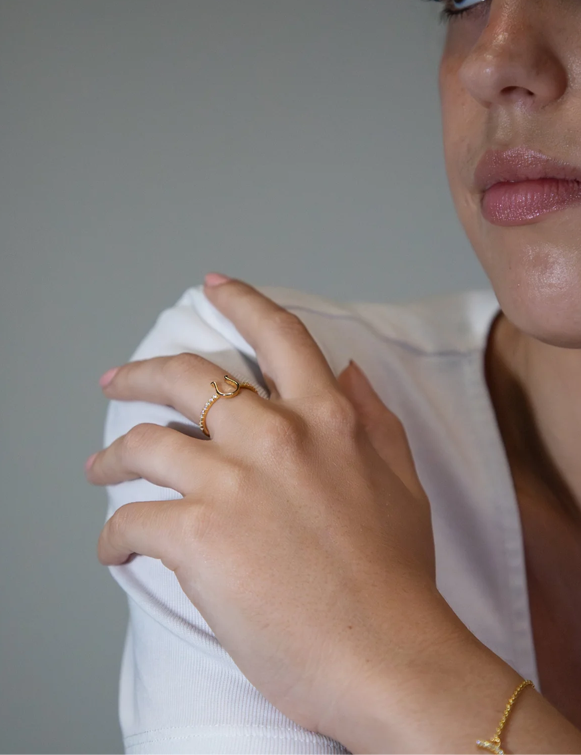 Palmera Polo - Josefina Horseshoe Ring