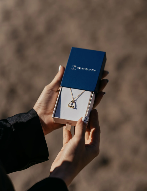 Palmera Polo Fuerta Stirrup Necklace