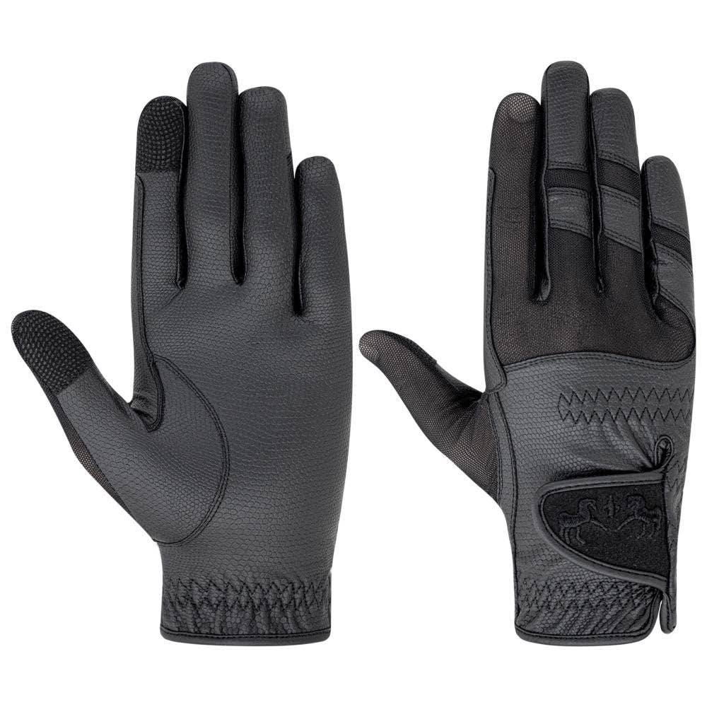 Equine Couture Feather-Lite Show Glove: Black / Small