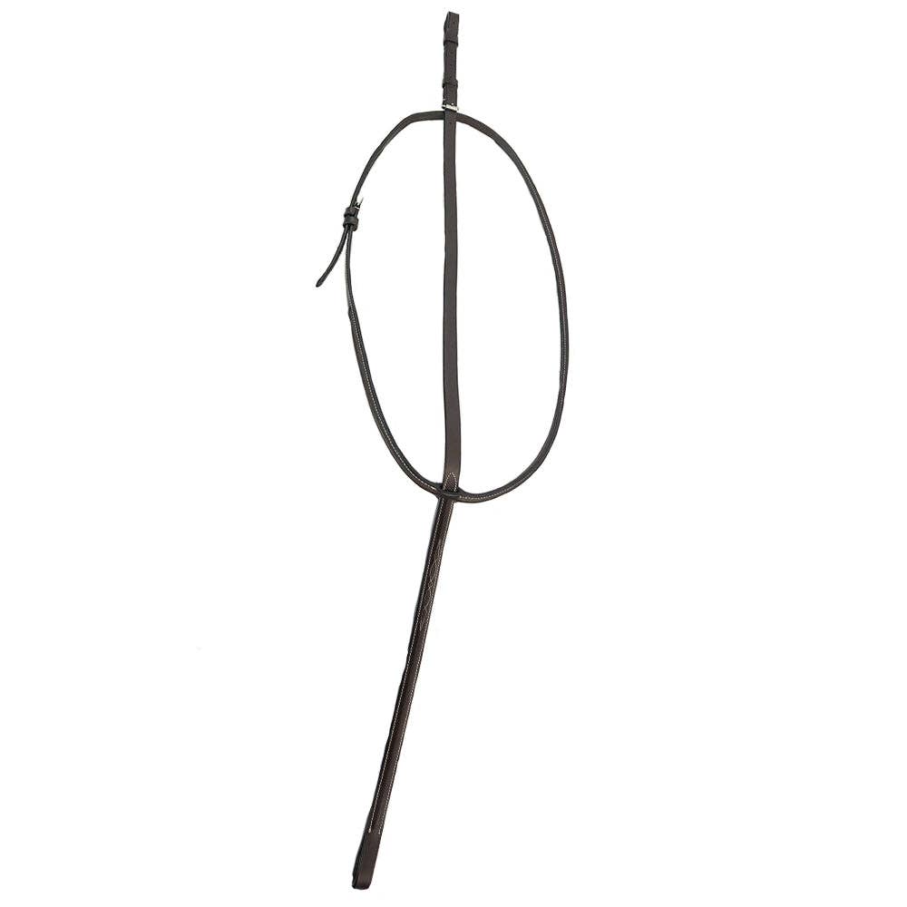Henri de Rivel Pro Raised Fancy Stitched Standing Martingale: Australian Nut / Cob