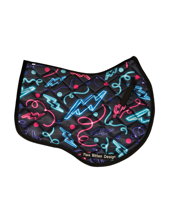 The Neon Bolt Saddle Pad
