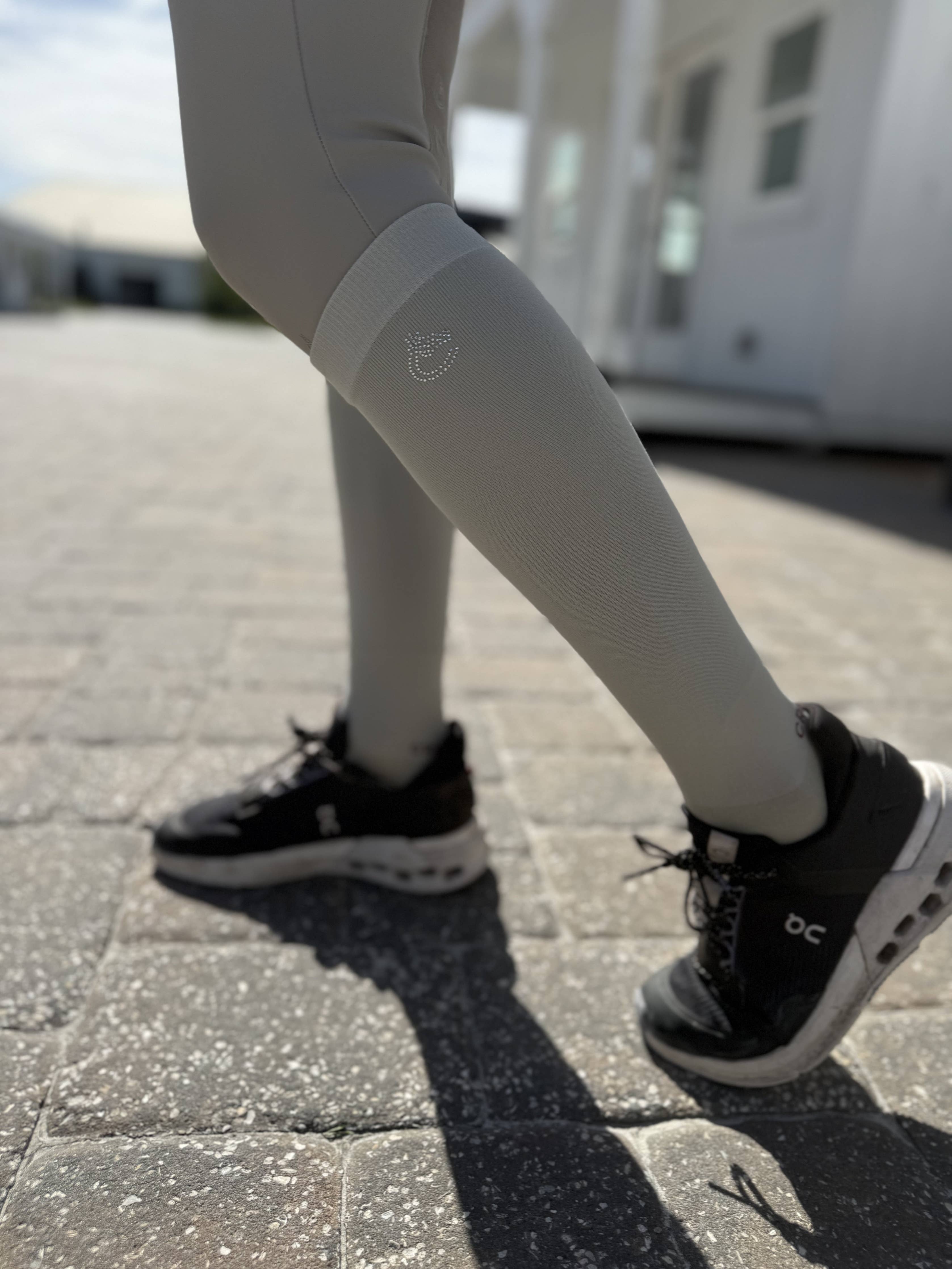 Criniere Equestrian Socks: Black crystals / Unisex / One Size