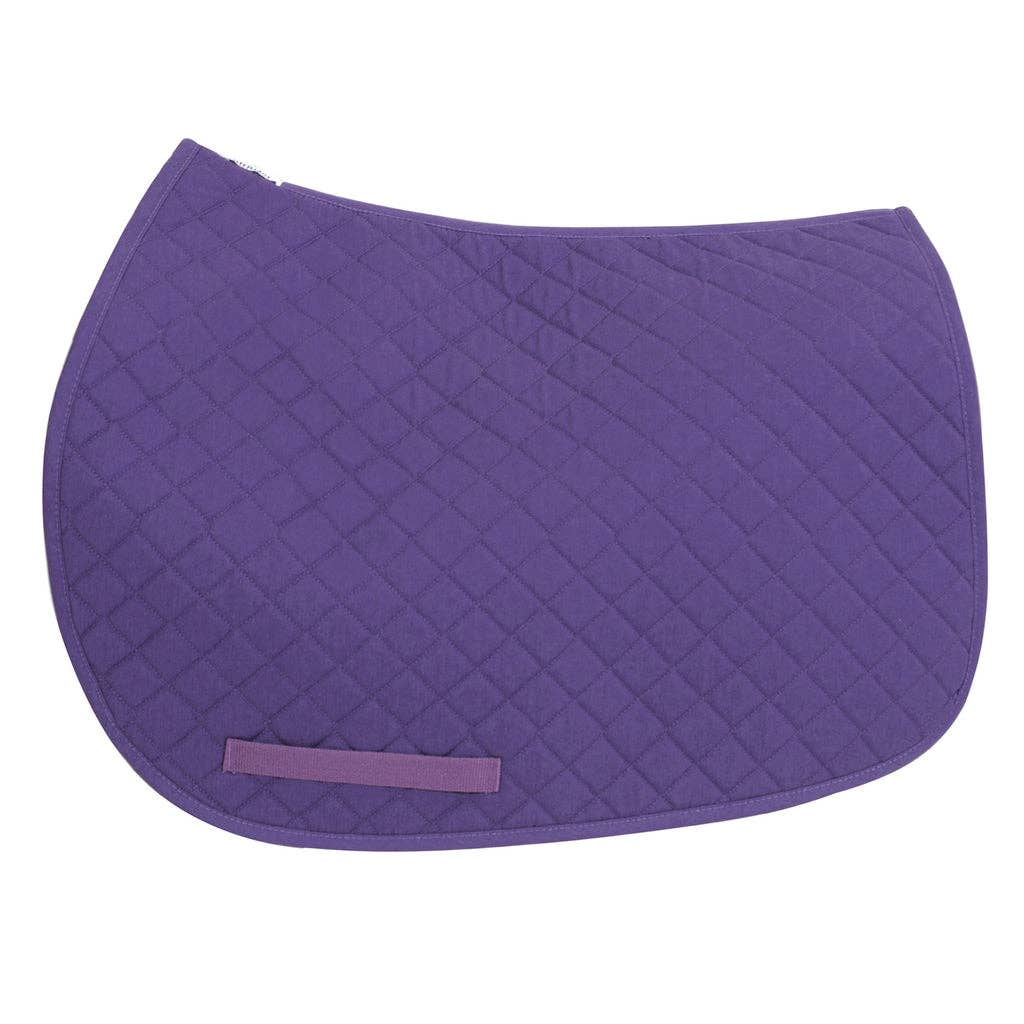 TuffRider Basic Pony Saddle Pad: White