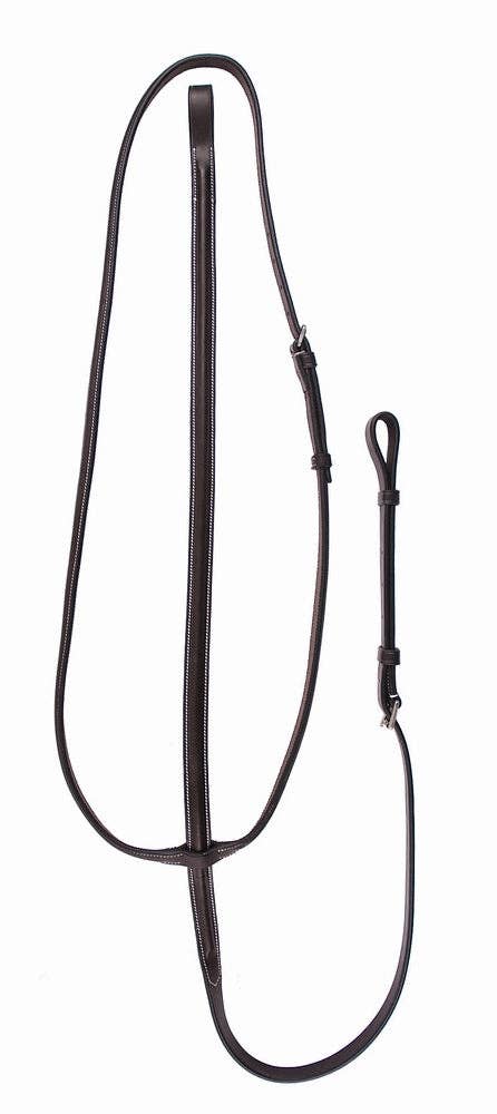 Henri de Rivel Advantage Plain Raised Standing Martingale: Havana / Cob