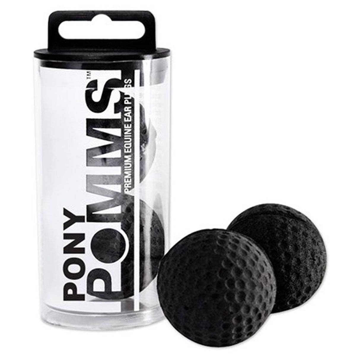 Pomms Pony Ear Plugs - 14HH or Smaller: Black