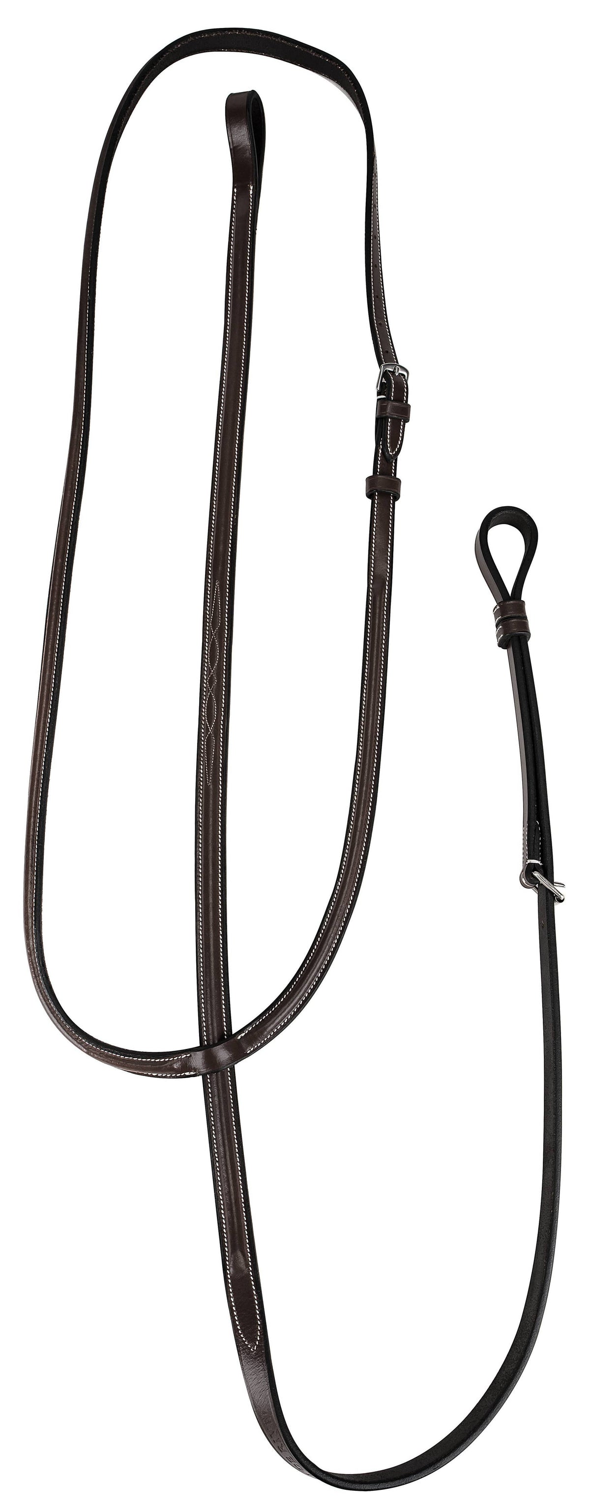 Henri de Rivel Pro Raised Fancy Stitched Standing Martingale: Australian Nut / Cob