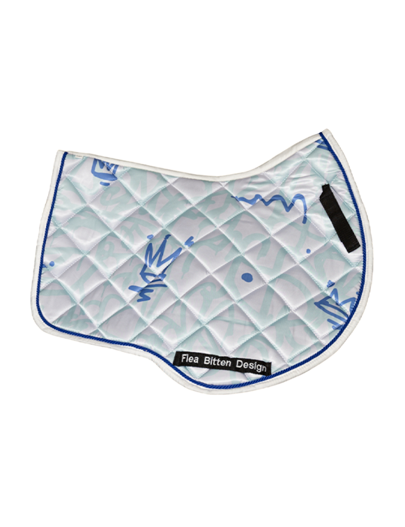 Grafiti Blues Saddle Pad
