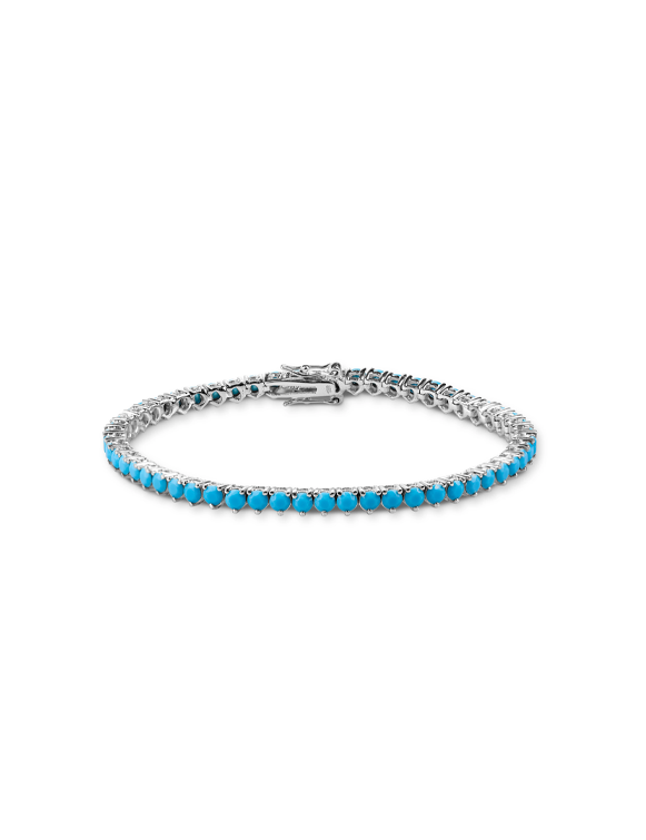 Kelly Herd Large Turquoise Clasp Bracelet