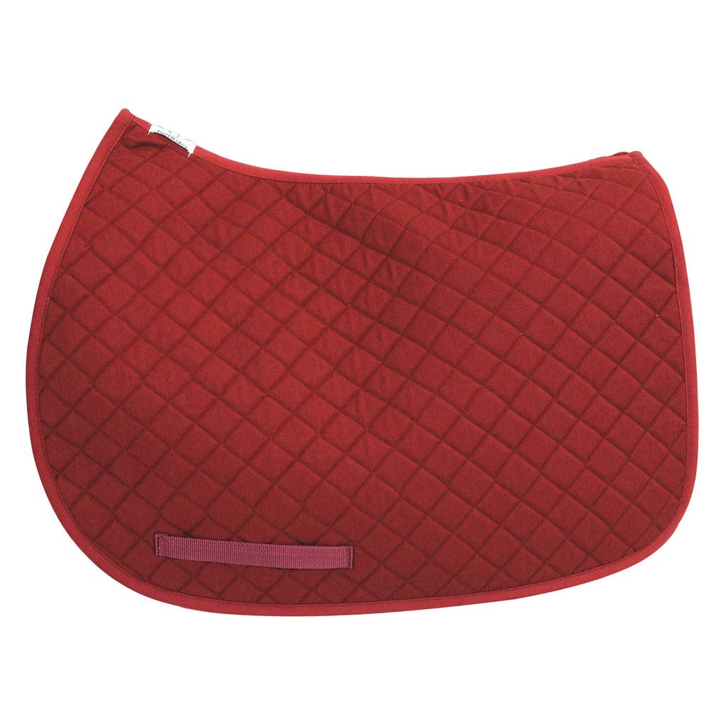 TuffRider Basic Pony Saddle Pad: White