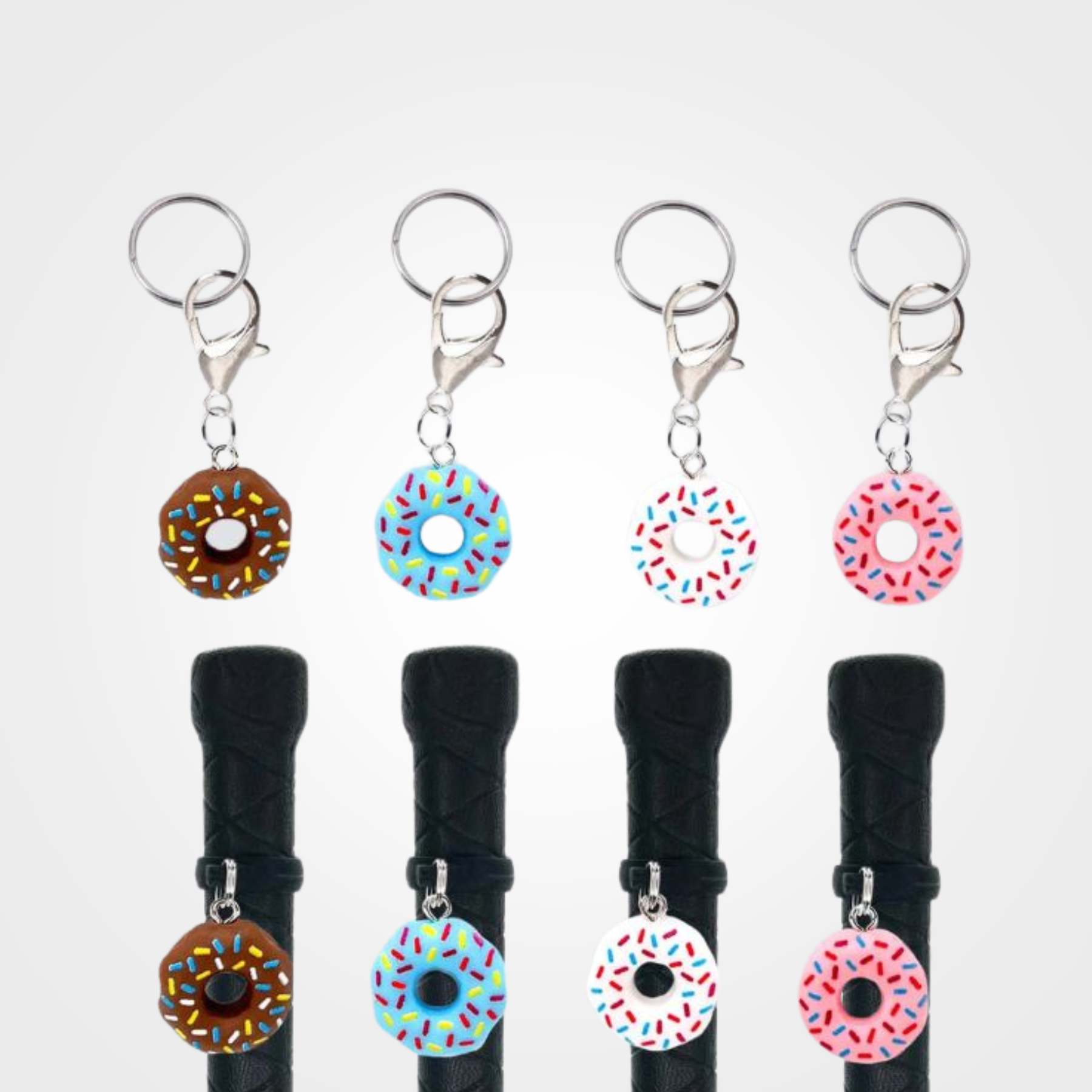 Donut Crop & Bridle Equestrian Charms