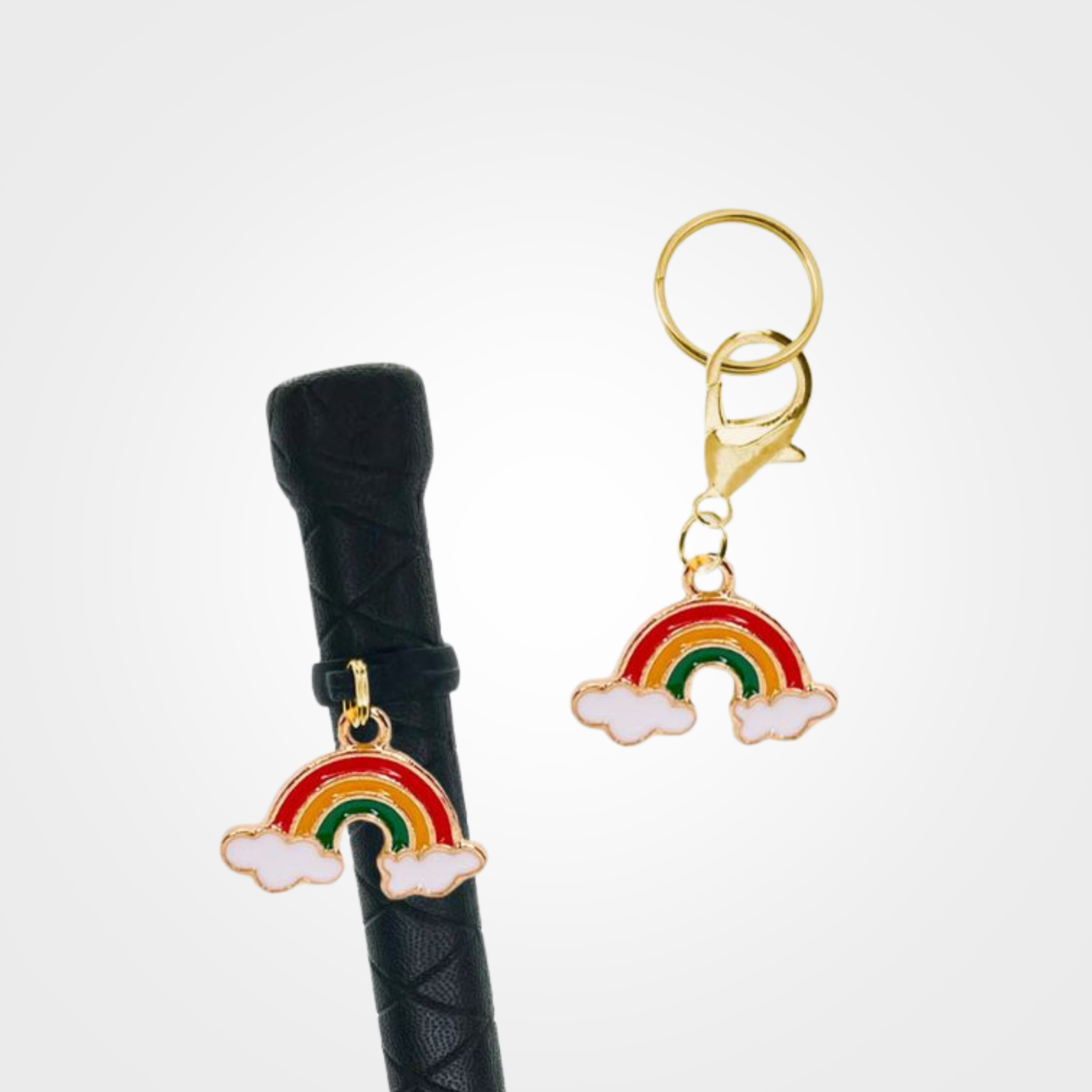 Rainbow Crop & Bridle Equestrian Charms