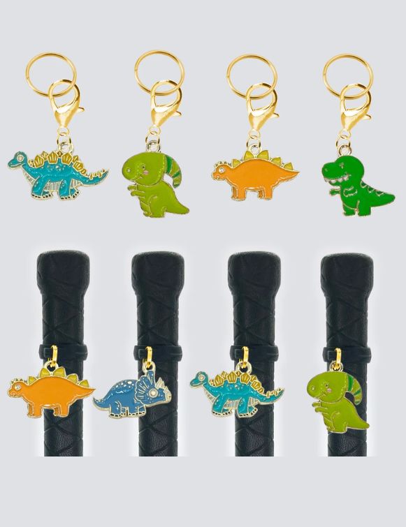 Dinosaur Crop & Bridle Equestrian Charms