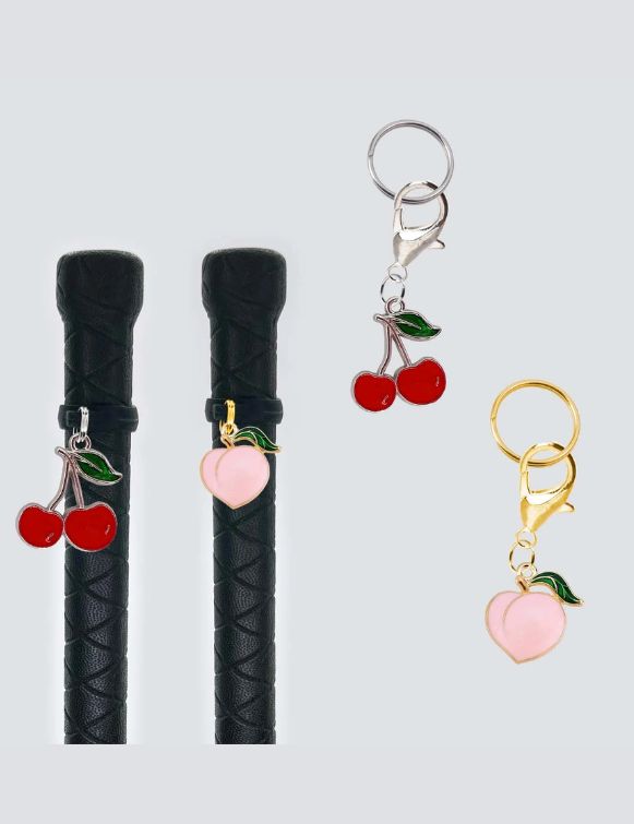 (Peach) Fruit Crop & Bridle Equestrian Charms