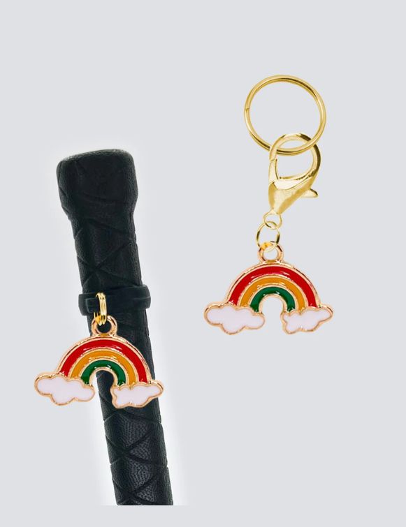 Rainbow Crop & Bridle Equestrian Charms