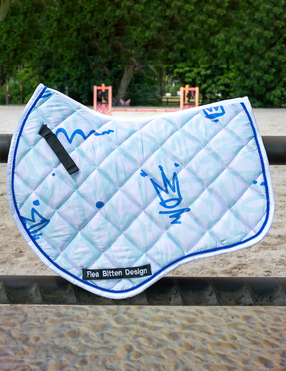 Grafiti Blues Saddle Pad