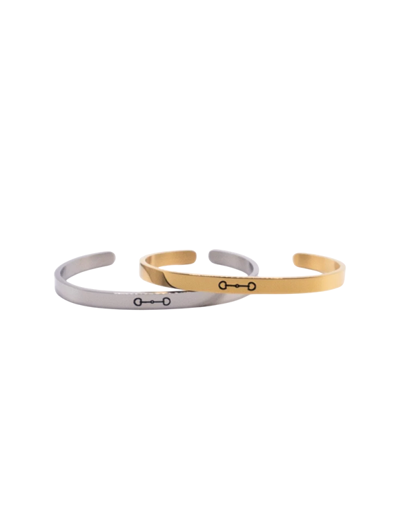 Palmera Polo Snaffle Bangle  - Snaffle Bit Design Cuff