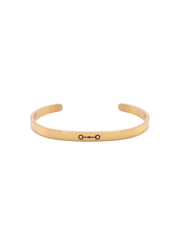 Palmera Polo Snaffle Bangle  - Snaffle Bit Design Cuff
